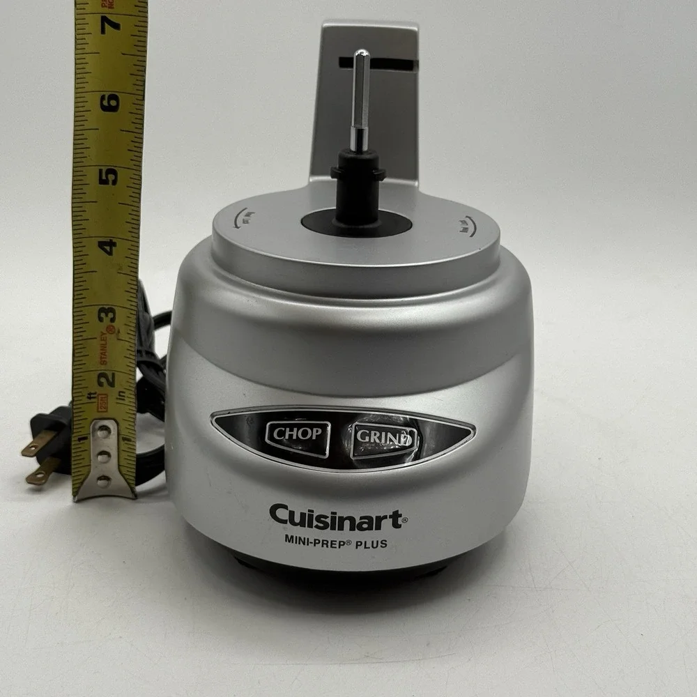 Cuisinart Mini-Prep Plus Food Processor DLC-2A‎ Chopper Motor Silver Base Tested